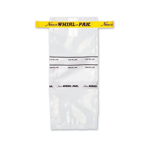 whirl-pak write-on bags, 18 oz (532ml), yellow tape