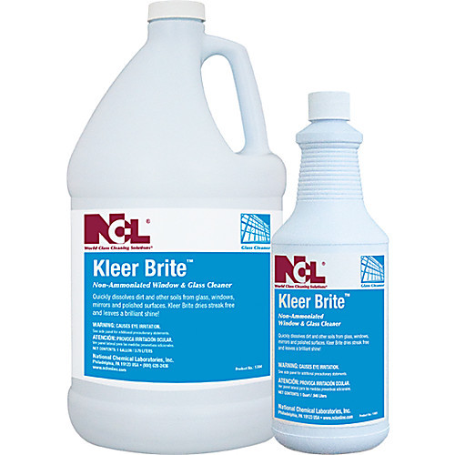kleer britet non-ammoniated window & glass cleaner, 32 oz qt (c08-0511-441)