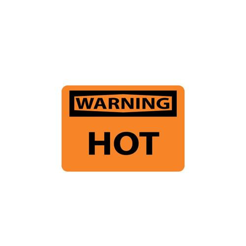 warning, hot, 10x14, ps vinyl