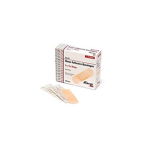 adhesive bandage, spots, 7/8 dia, 100/bx, 12 bx/cs