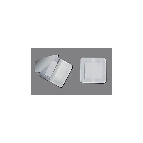 bordered island gauze dressing, 4 x 4, 2 x 2 pad, 25/bx