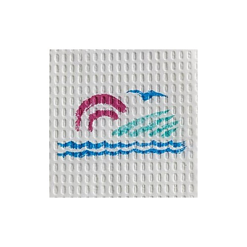 seascape towel,13-1/2x18,3-ply