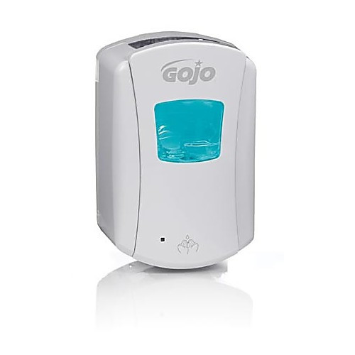 gojo ltx-7 touch free dispenser, brushed chrome/black (c08-0514-693)