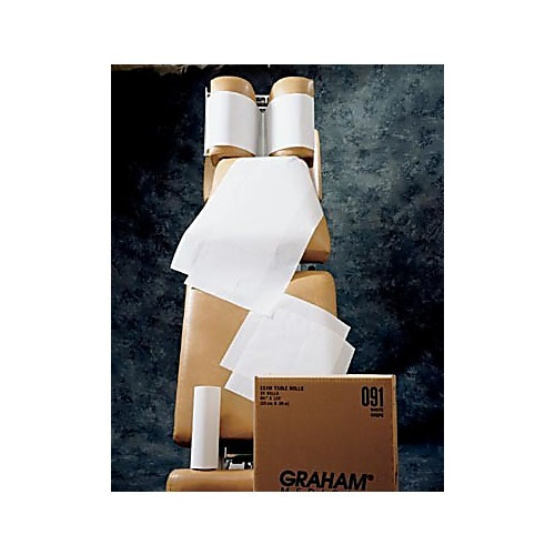 chiro headrest roll,8-1/2x125ft,wh,crepe