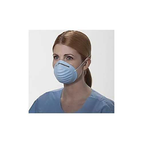 mask surgical cone w/headbandblu lf 50/bx 6bx/cs - all sales