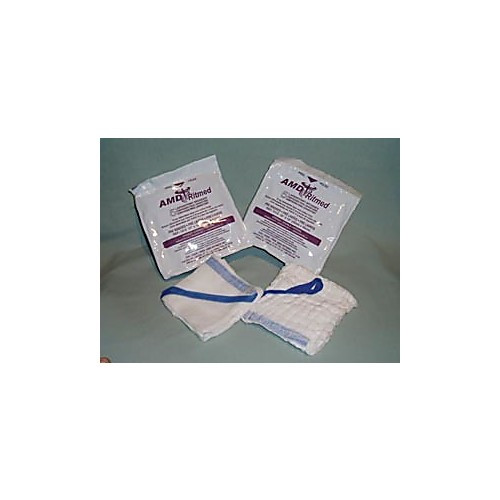 laparotomy sponge, 12" x 12", 4-ply, prewashed, banded in 5's, 100/pk, 2 pk/cs