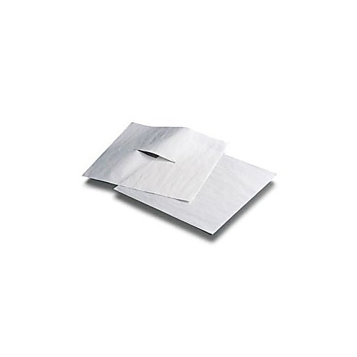 headrest cover, fabricel material, medium, 13" x 13", white, 500/cs