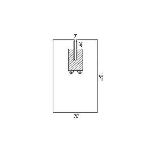 sheet eent split 76x12 10/cs