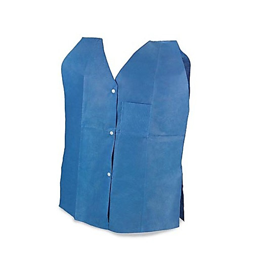 exam-rehab vests, non-woven, x-large, 10/bg, 5 bg/cs