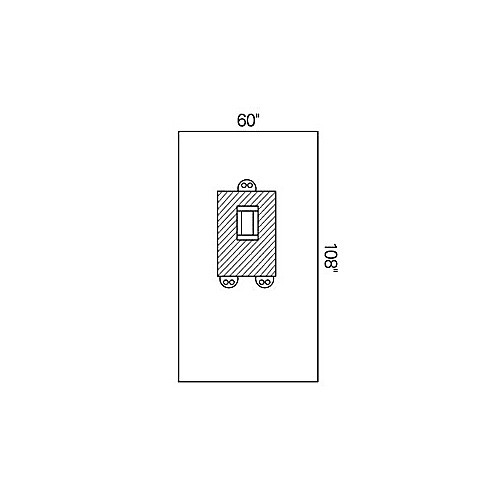 sheet ped lap 60x108 15/cs