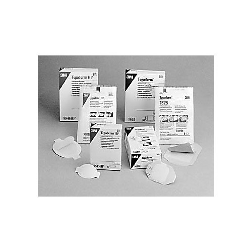 picture frame style transparent dressing, 4" x 4o" with label, 50/bx, 4 bx/cs (us only)