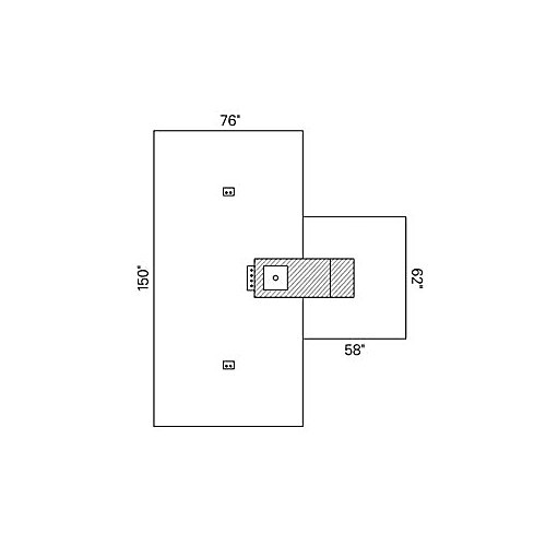 orthopedic ancillary drapes, 60 x 40,115/cs
