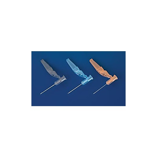 needle, safety, edge  hypodermic, 25g x 1.5", orange, 100/bx, 10 bx/cs (us only) (c08-0518-407)