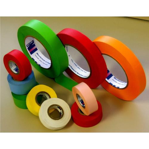 label tape, dark red, 1 x 500, cs 12