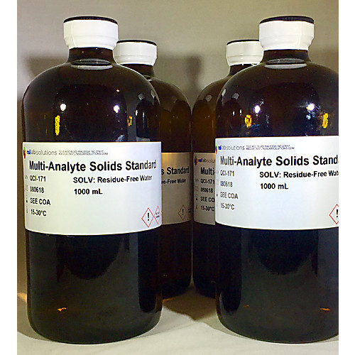 multi-analyte solids crm, 4x1l