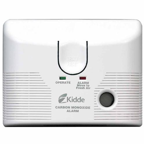carbon monoxide alarm, ac powered, plug-in with battery back