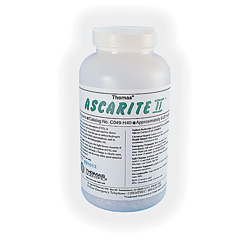 ascarite ii co2 absorbent, 4-10 mesh, 500 g (c08-0525-547)