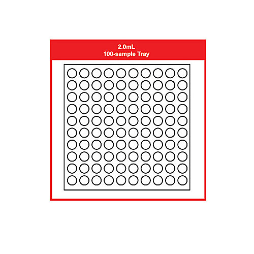 100 position sample tray for lc autosampler