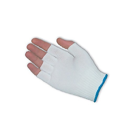 glove liner, pip usa, 100% seamless nylon knit, half-finger  (c08-0534-120)