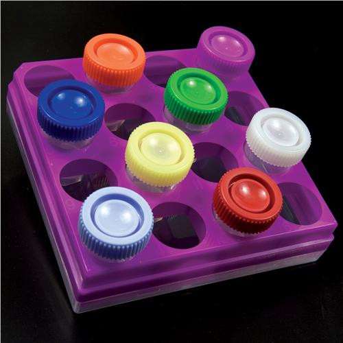 screwcaps for 20/30 ml tubes, polyethylene, blue (c08-0534-943)
