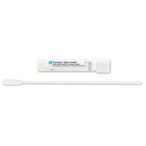 opti-swab media transport system - 6 sterile mini-tip flock (c08-0548-918)