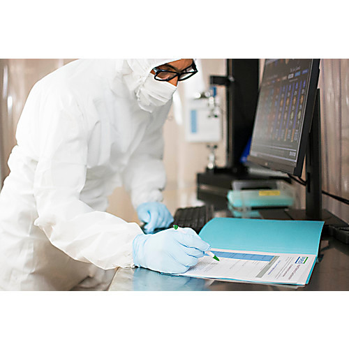 cleanroom paper, white, 8.5 x 11", 28 lb, synthetic