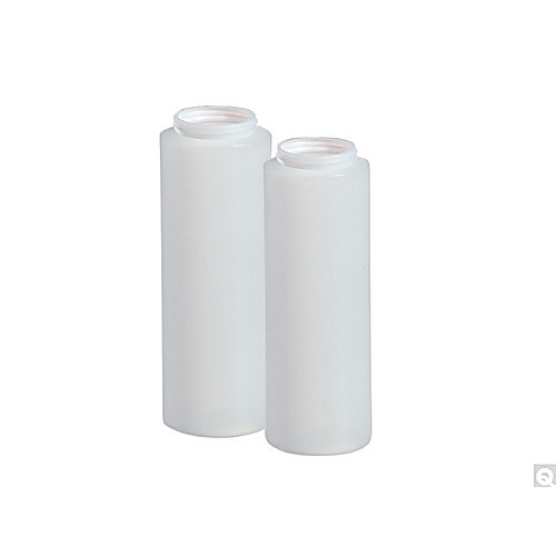2oz (60ml) natural hdpe cylinder with 24-410 white pp sturde (c08-0550-032)