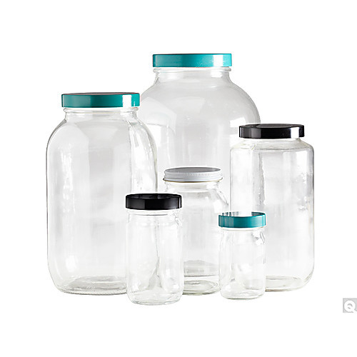 16oz (480ml) clear standard wide mouth with 63-400 neck fini