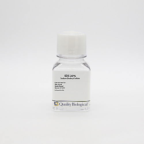 sds, 20% (sodium dodecyl sulfate) 100ml