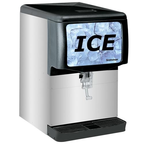ice dispenser, counter model, 200-lb capacity, cup activated, 115v/60/1-ph
