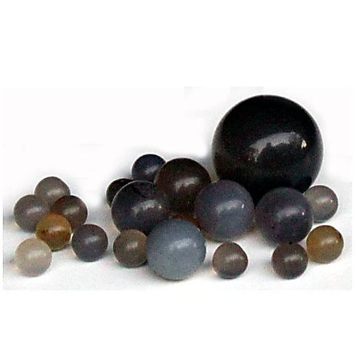 natural brazilian agate grinding balls, 10mm diameter, 1 pou