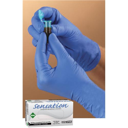 sensation nitrile exam gloves, x-large (c08-0203-108)