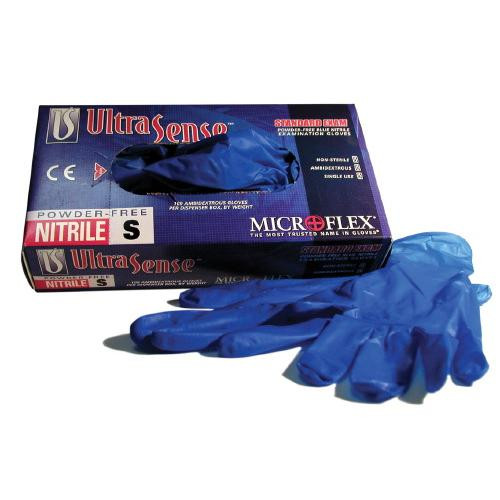 ultrasense nitrile gloves, large (c08-0203-147)