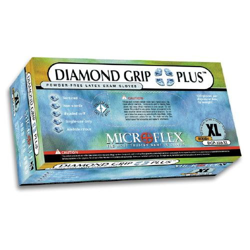 diamond grip plus gloves, extra small (c08-0203-229)