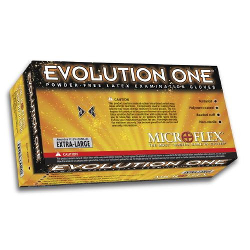 evolution one gloves, latex, medium (c08-0203-304)