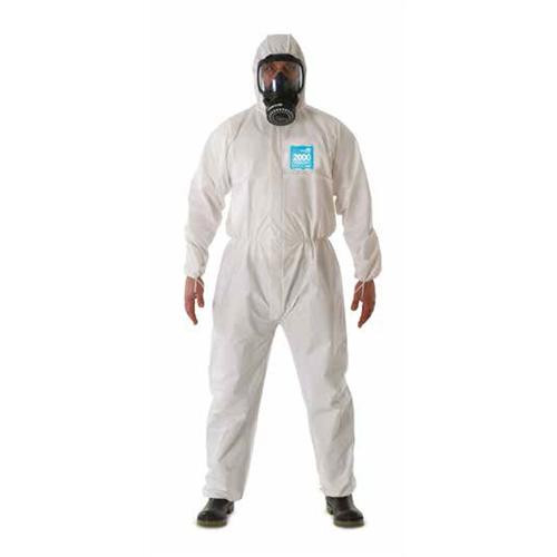 2000 coverall w/ 3-piece hood, 2-way front zipper with re-se (c08-0203-750)