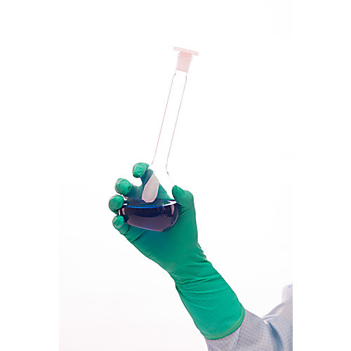 synergy non-sterile nitrile gloves, 12, ambidextrous, green (c08-0204-488)