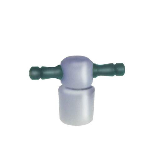 key-head medium length solid ptfe stopper, gray, size 32