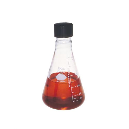 flask, erlenmeyer, screw cap, 50 ml (c08-0373-223)