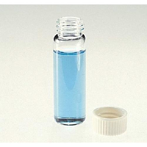 7ml glass scintillation vials with unattached caps, cap liner: pulp-backed foil, cap material: polypropylene (c08-0375-020)