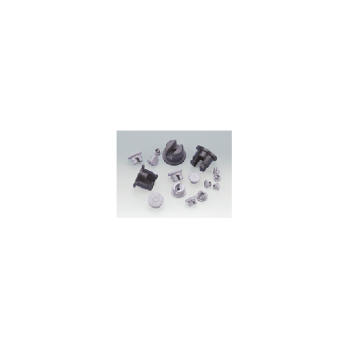 stoppers, straight plug, gray chlorobutyl-isoprene blend/fep faced, 13 x 20 mm