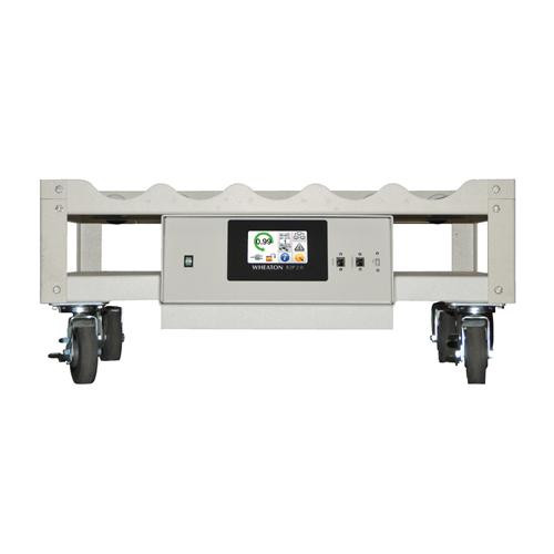 bottom drive r2p 2.0 roller apparatus,  3 deck, 7" spacing, 15 bottle positions, roller culture system with options
