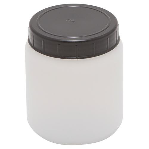 cylindrical jars w/cap hdpe, 250 ml