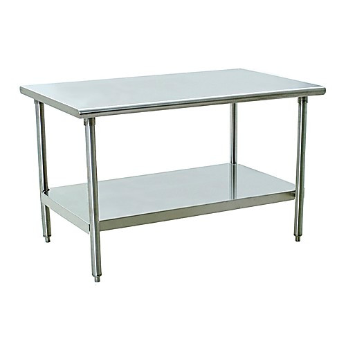 cleanroom table, with brushed stainless steel top and solid  (c08-0384-820)
