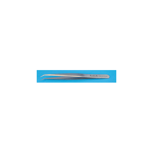 ems #3cb tweezer, very sharp, superior finish, bent tips, le