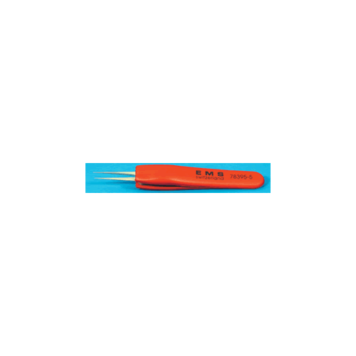 ems #5 sa/dr tweezer, very sharp and superior finish. length: 4 3/8" (110mm)
