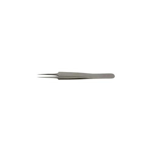 ems #5 dumostar  alloy, positive action tweezers, biological grade, polished, super thin tips, length: 110mm