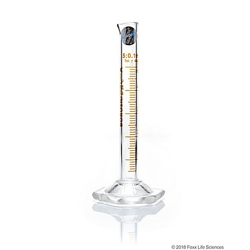 borosilr class a tc graduated cylinders with pour spout, hex (c08-0397-102)