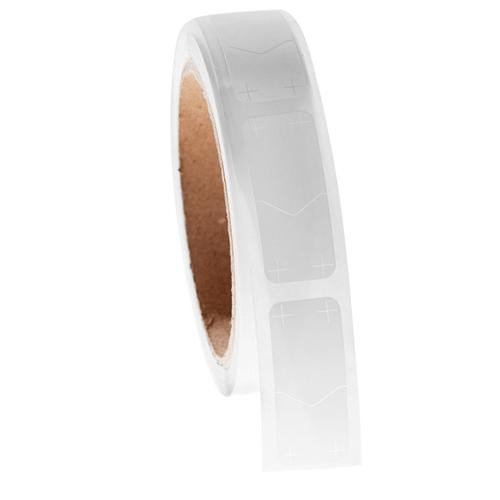 tamper-evident cryogenic labels, 2.75" x 2.125", 1" core, white