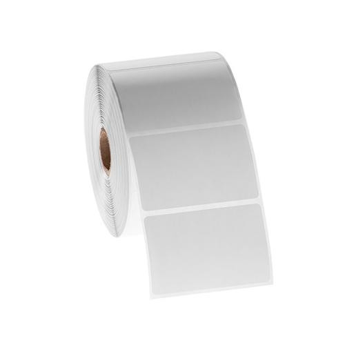 autoclave label, removable adhesive, 3" x 2", 3" core, white